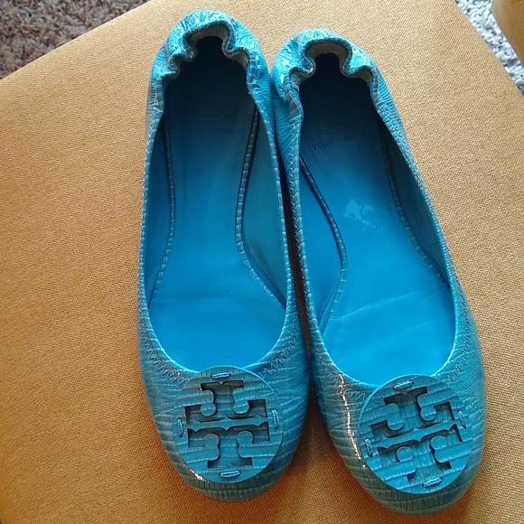 Tory Burch Reva flats RARE - Picture 1 of 8
